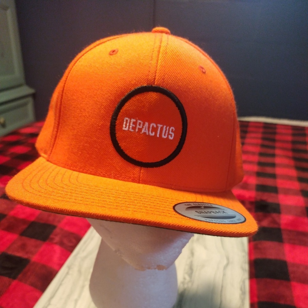 Depactus Where Land Meets the Sea Embroidered Cap Hat Snapback NWT